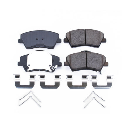 PowerStop Power Stop 17-19 Hyundai Elantra Front Z17 Evolution Ceramic Brake Pads w/Hardware