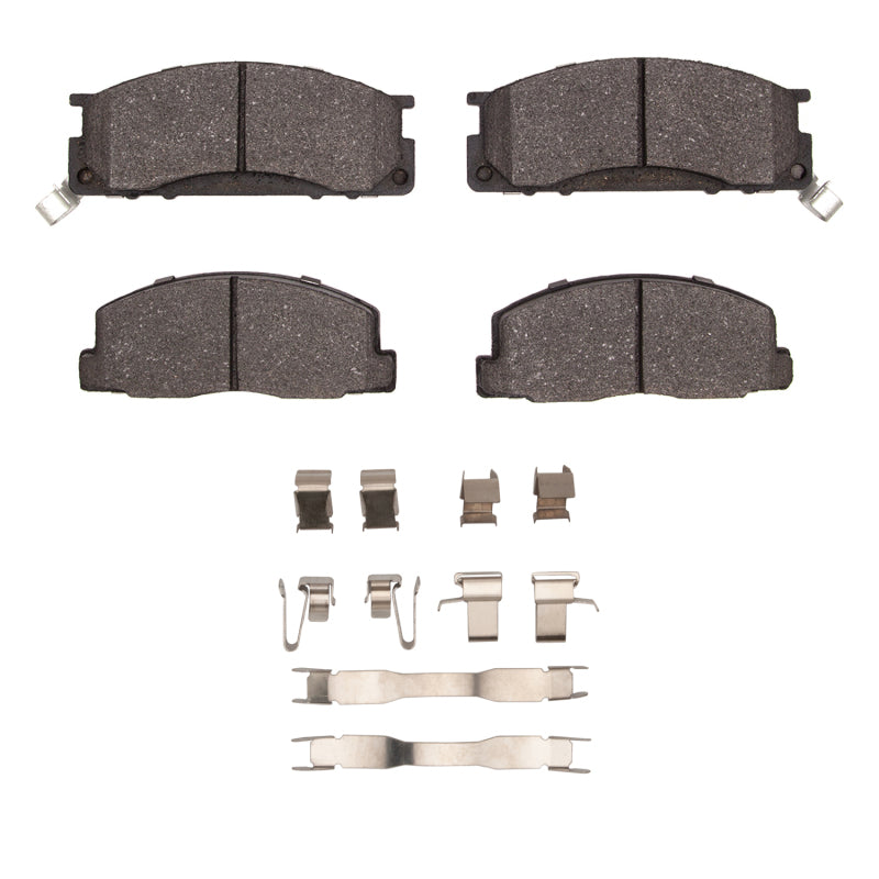 R1 Concepts R1 86-89 Toyota Van Front Semi Met Pads & Hardware Kit