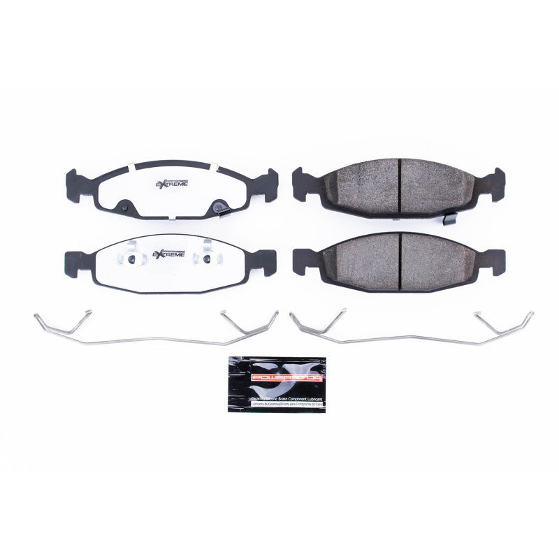 PowerStop Power Stop 99-03 Jeep Grand Cherokee Front Z26 Extreme Street Brake Pads w/Hardware