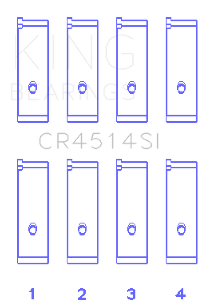 King Engine Bearings Toyota 1AZFE/2AZFE (Size 0.75) Rod Bearing Set