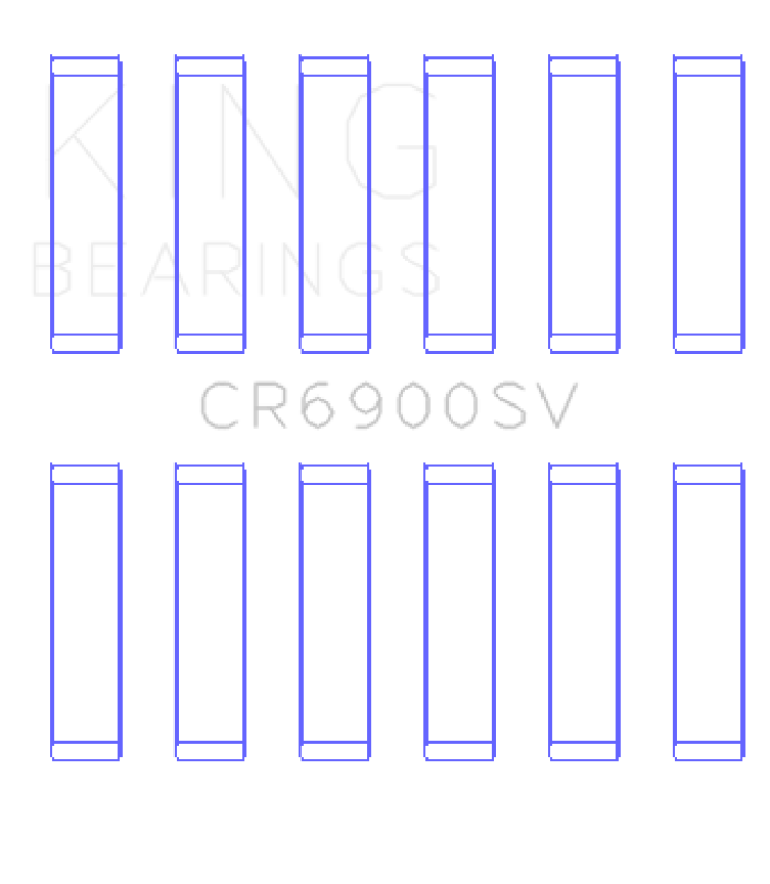 King Engine Bearings VM Motori A630/L630 Ecodiesel 3.0L Connecting Rod Bearing Set