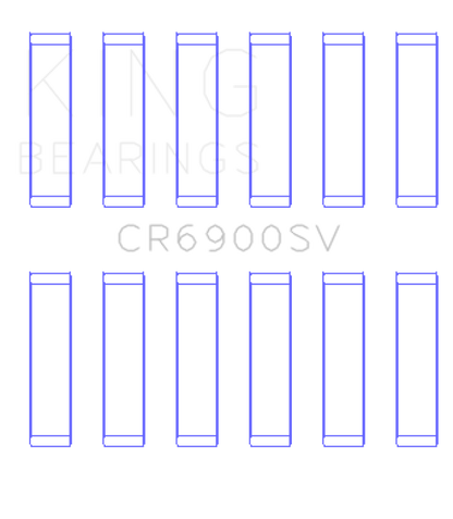 King Engine Bearings VM Motori A630/L630 Ecodiesel 3.0L Connecting Rod Bearing Set