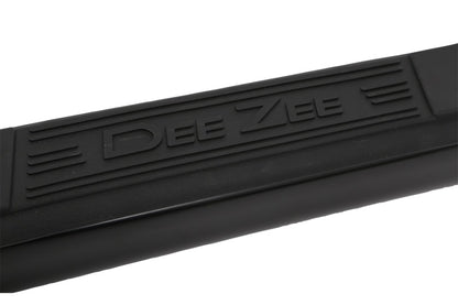 Dee Zee 14-19 Chevrolet Silverado Tubes - 3In Round Black Steel CrewCab