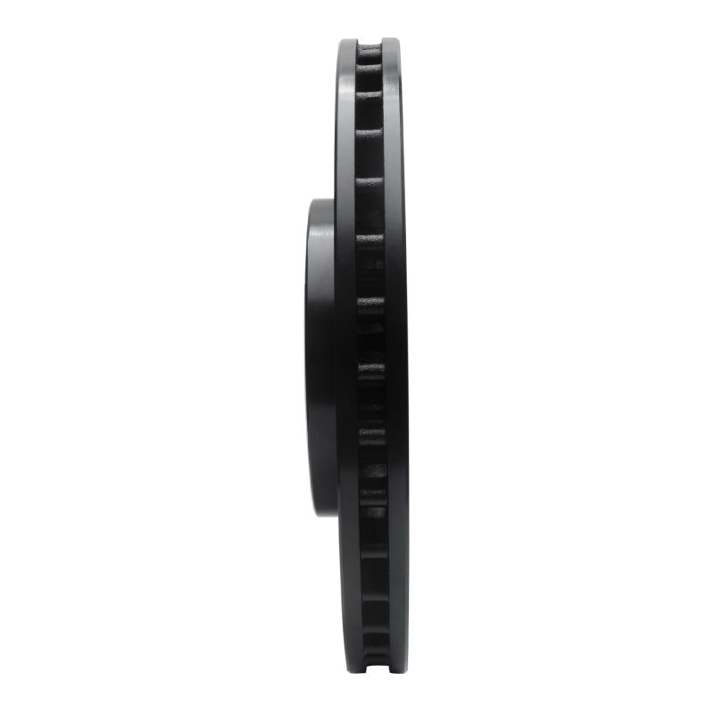 R1 Concepts R1 2012-2025 Dodge Durango Front Right Drilled & Slotted Black Brake Rotor