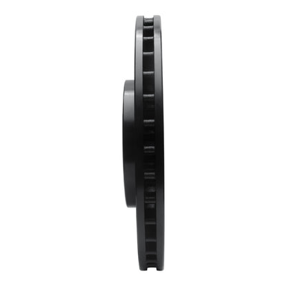 R1 Concepts R1 2012-2025 Dodge Durango Front Right Drilled & Slotted Black Brake Rotor