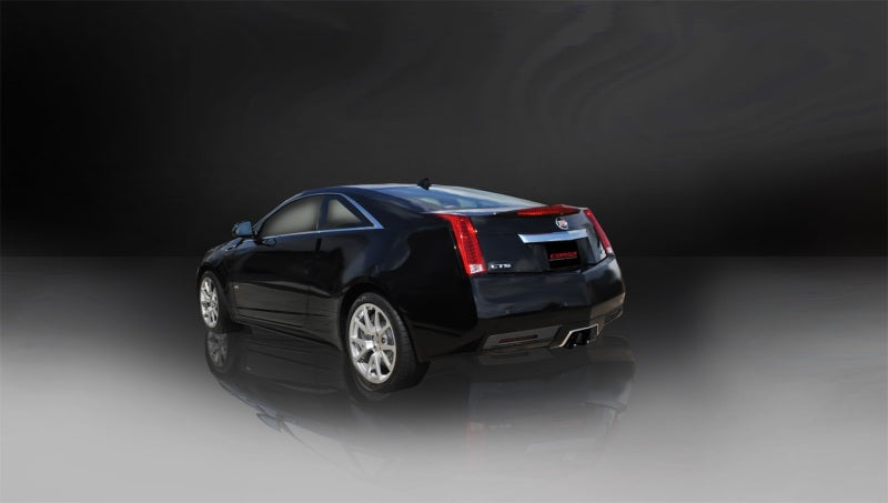 CORSA Performance Corsa 2011-2015 Cadillac CTS Coupe V 6.2L V8 Black Sport Axle-Back Exhaust