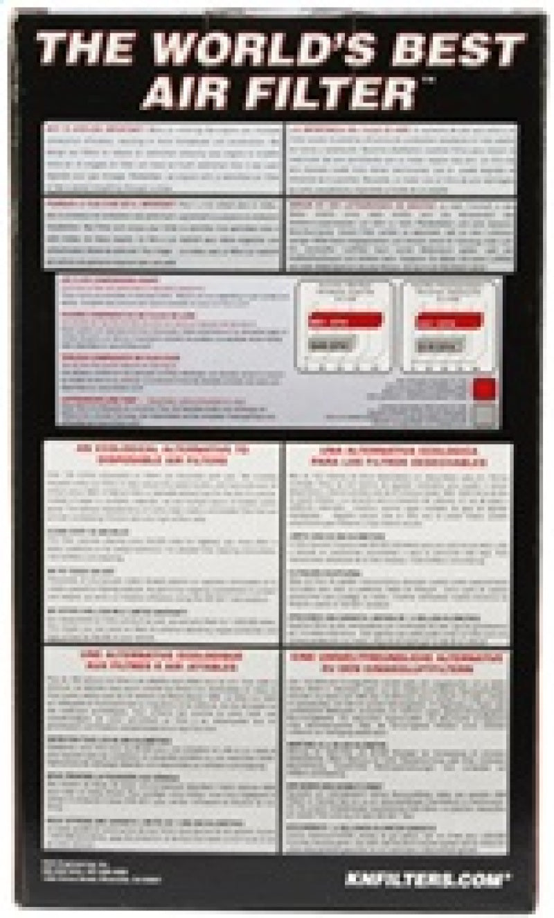 K&N Engineering K&N Universal Clamp-On Air Filter 4in FLG / 6in B / 4in T / 7in H