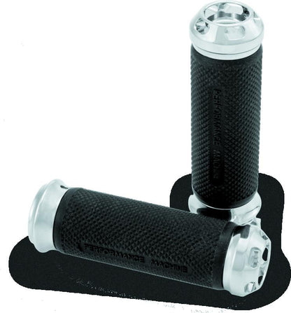 Performance Machine Handle Grip Set - Apex Cable - Chrome