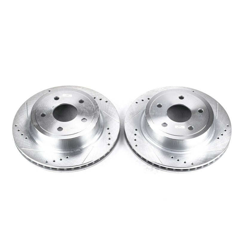 PowerStop Power Stop 04-06 Dodge Ram 1500 Rear Evolution Drilled & Slotted Rotors - Pair