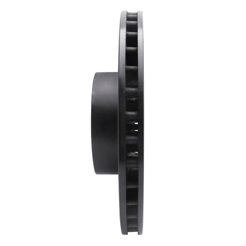 R1 Concepts R1 10-12 Land Rover Range Rover Front Right Drilled & Slotted Black Brake Rotor
