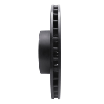 R1 Concepts R1 10-12 Land Rover Range Rover Front Right Drilled & Slotted Black Brake Rotor