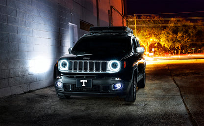 ORACLE Lighting Oracle Jeep Renegade 15-20 Halo Kit - ColorSHIFT w/ BC1 Controller