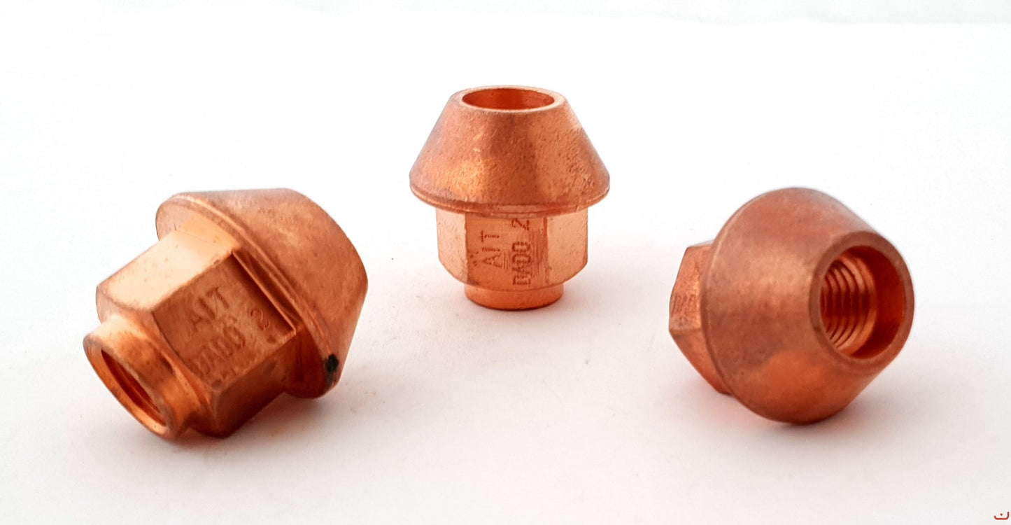 A.I.TECH AIT-DADO-15 STEEL COPPERED NUT 1 / 2" UNF, EX 3 / 4", TOTAL LENGHT 27MM