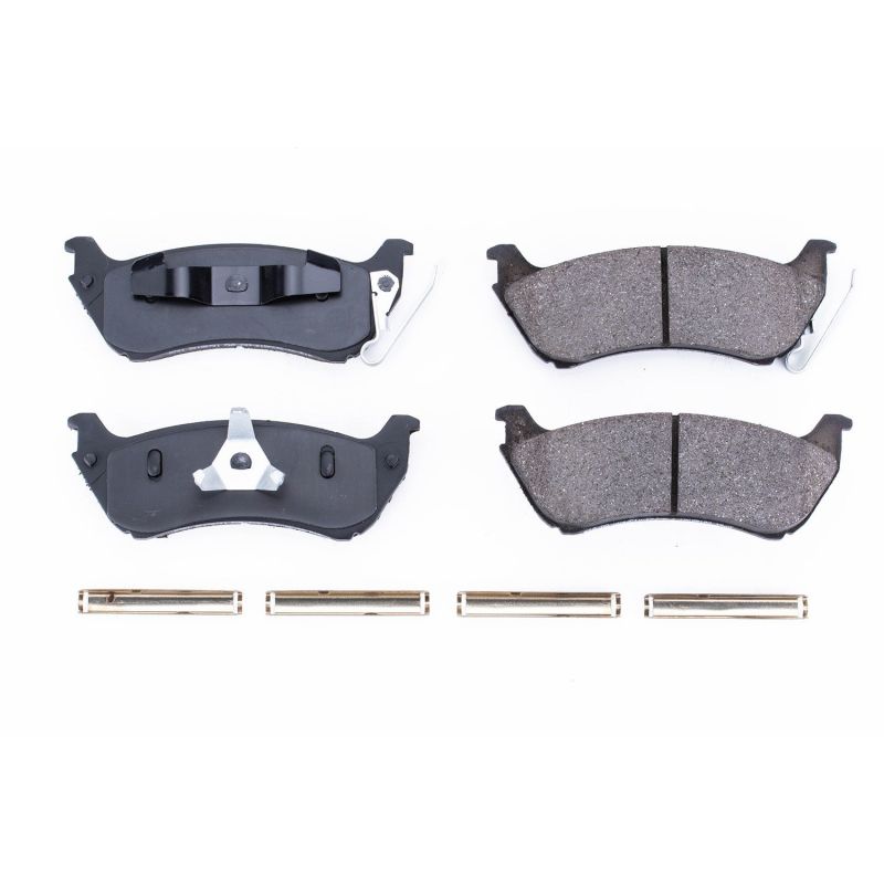 PowerStop Power Stop 1998 Mercedes-Benz ML320 Rear Z17 Evolution Ceramic Brake Pads w/Hardware