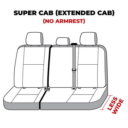 Covercraft 19-24 Ford F-250 Carhartt SeatSaver Custom Second Row Seat Covers - Gravel