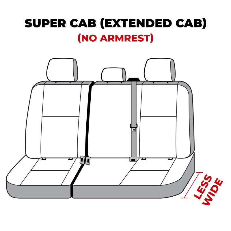 Covercraft 19-24 Ford F-250 Carhartt SeatSaver Custom Second Row Seat Covers - Brown