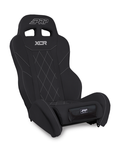 PRP Seats PRP XCR Suspension Seat - Black w Diamond Stitch/Front Pocket