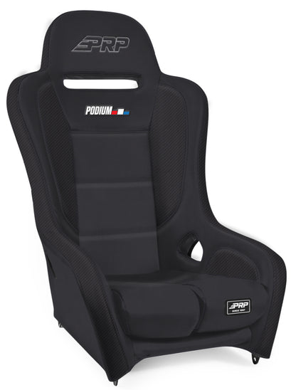 PRP Seats PRP Podium Elite Suspension Seat- Black Vinyl - Black