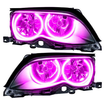 ORACLE Lighting Oracle 02-05 BMW 3 Series SMD HL - Black - ColorSHIFT w/ Simple Controller
