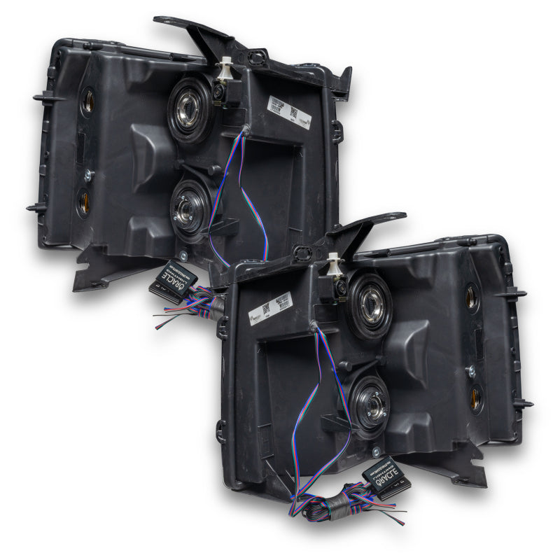 ORACLE Lighting Oracle 07-13 Chevrolet Silverado SMD HL - Square Style - ColorSHIFT w/o Controller