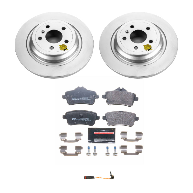 PowerStop Power Stop 2016 Mercedes-Benz GLE300d Rear Euro-Stop Brake Kit