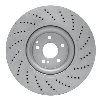 DFC 08-21 Mercedes-Benz C63 AMG Front Drilled GeoSPEC Coated Rotor