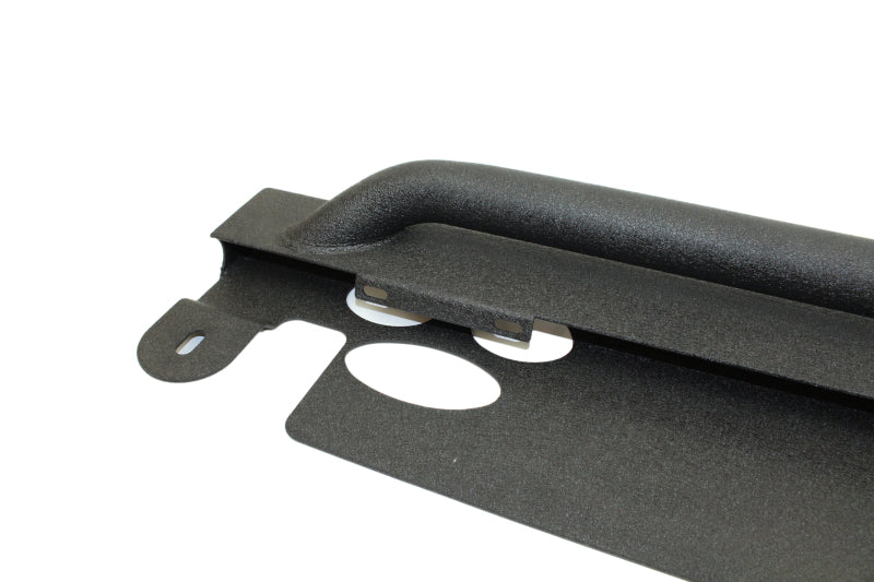Fishbone Offroad 07-18 Jeep Wrangler JK 4 Door Rubicon Steel Rock Slider - Black Textured Powdercoat