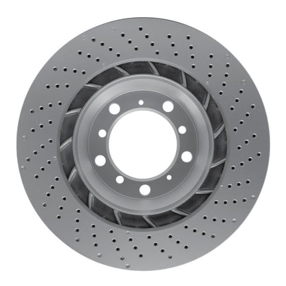 DFC 16-23 Porsche Boxster Left Rear Drilled GeoSPEC Coated Rotor