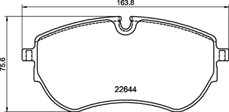 MINTEX MDB4344 Front Brake Pad Set fits VW - (also fits other vehicles)