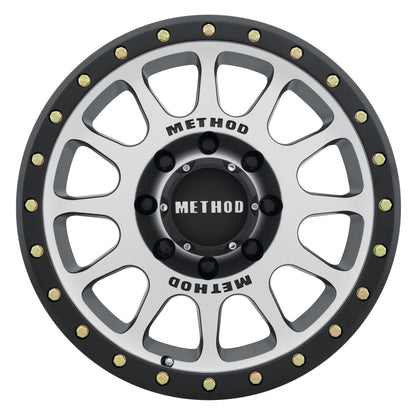 Method Wheels Method MR305 NV 17x8.5 0mm Offset 8x6.5 130.81mm CB Machined/Black Street Loc Wheel