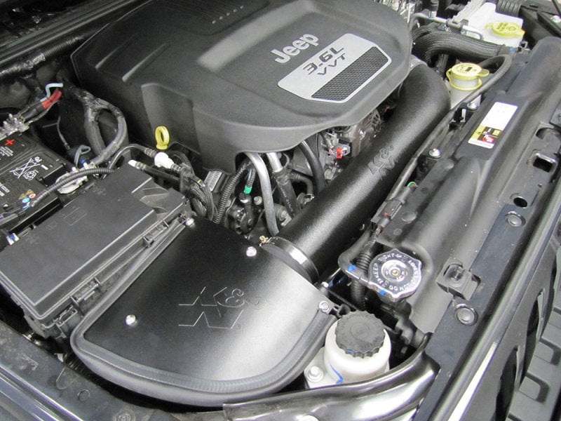 K&N Engineering K&N 12-14 Jeep Wrangler V6 3.6L Performance Intake Kit