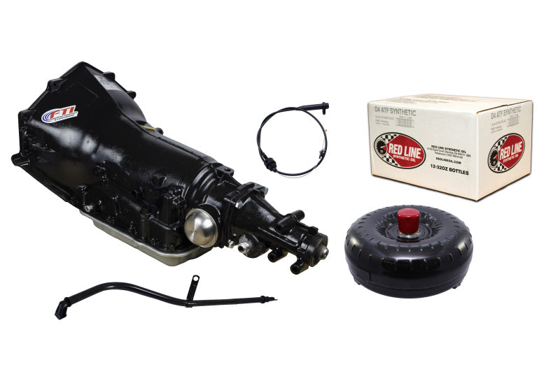 FTI Performance FTI 700R4 Transmission Kit - Level 2 - 450HP - Chevy Bell - Edelbrock Adapter SB2400LT30 Converter