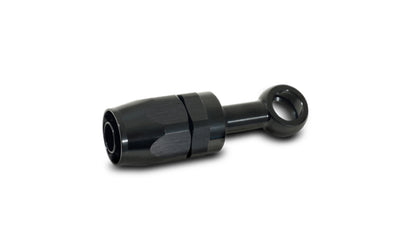 Vibrant -8AN Banjo Hose End Fitting for use with M18 Banjo Bolt - Aluminum Black