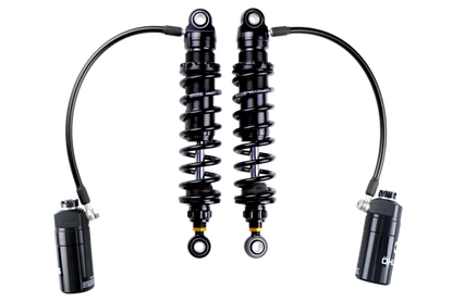 Ohlins Motorcycle USA Ohlins 14-26 Harley FL Touring STX 36 Twin Blackline 13in Blk Reservoir Shocks Min 250lb-Max 575lb