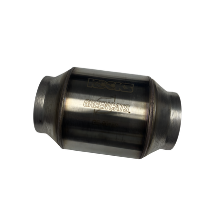 Kooks Headers Kooks Universal 3 Inch ULTRA-GREEN Catalyst 3in Inlet/3in Outlet/4in Long/4.5in OD Body/7In OAL