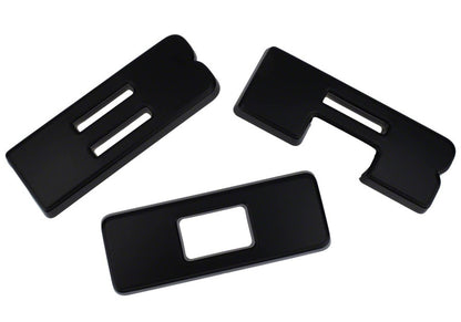 Ford Racing 2021+ Bronco Grille Lettering Overlay Kit - Black