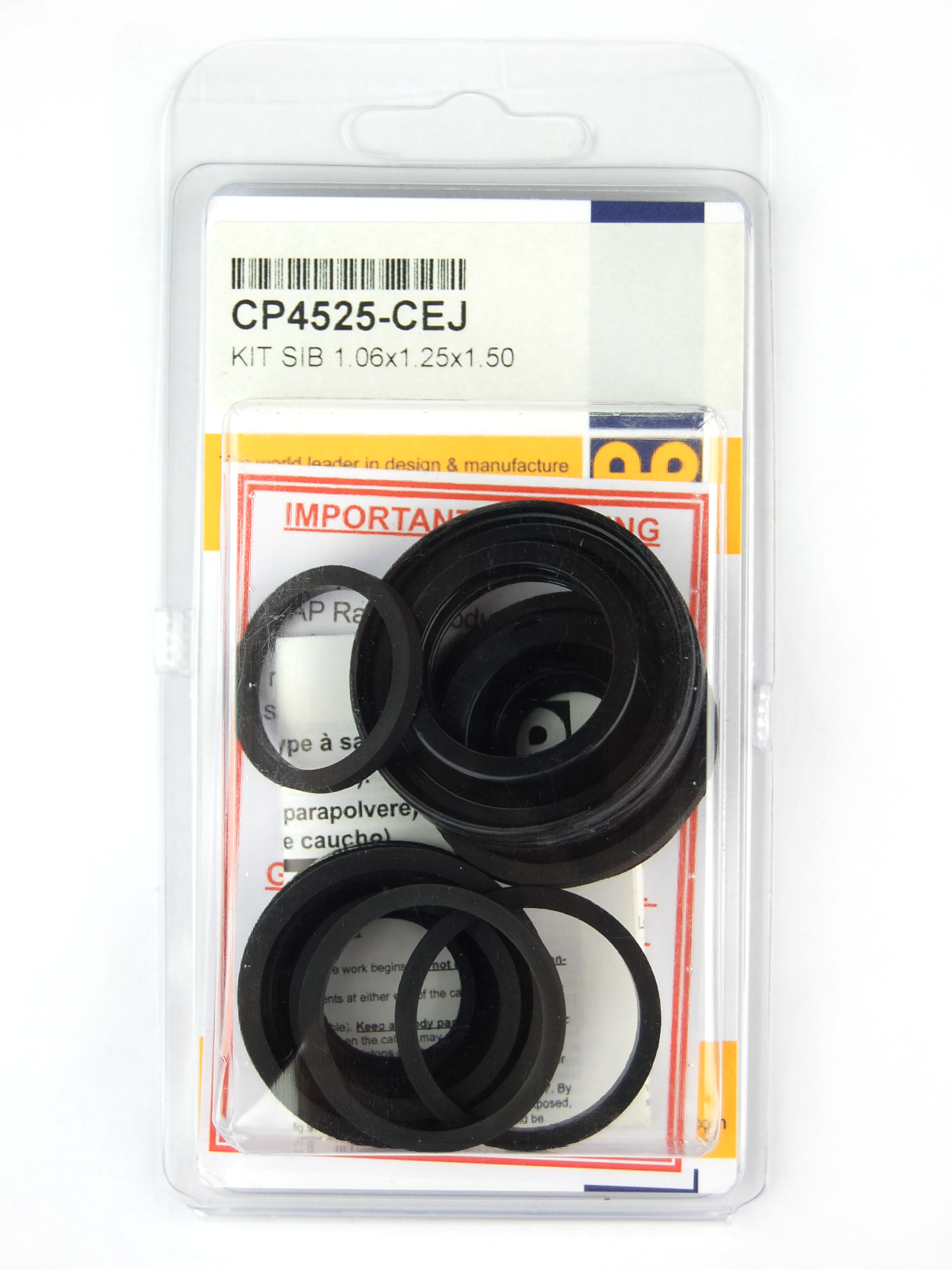 AP RACING CP4525-JK REBUILD KIT FOR CP4525 CALIPER (1.50X1.62)