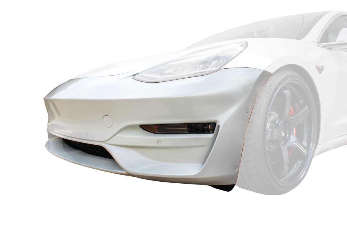 UNPLUGGED PERFORMANCE UP-M3-302-1.1 ASCENSION FRONT FASCIA SYSTEM, UNPAINTED FOR TESLA MODEL 3