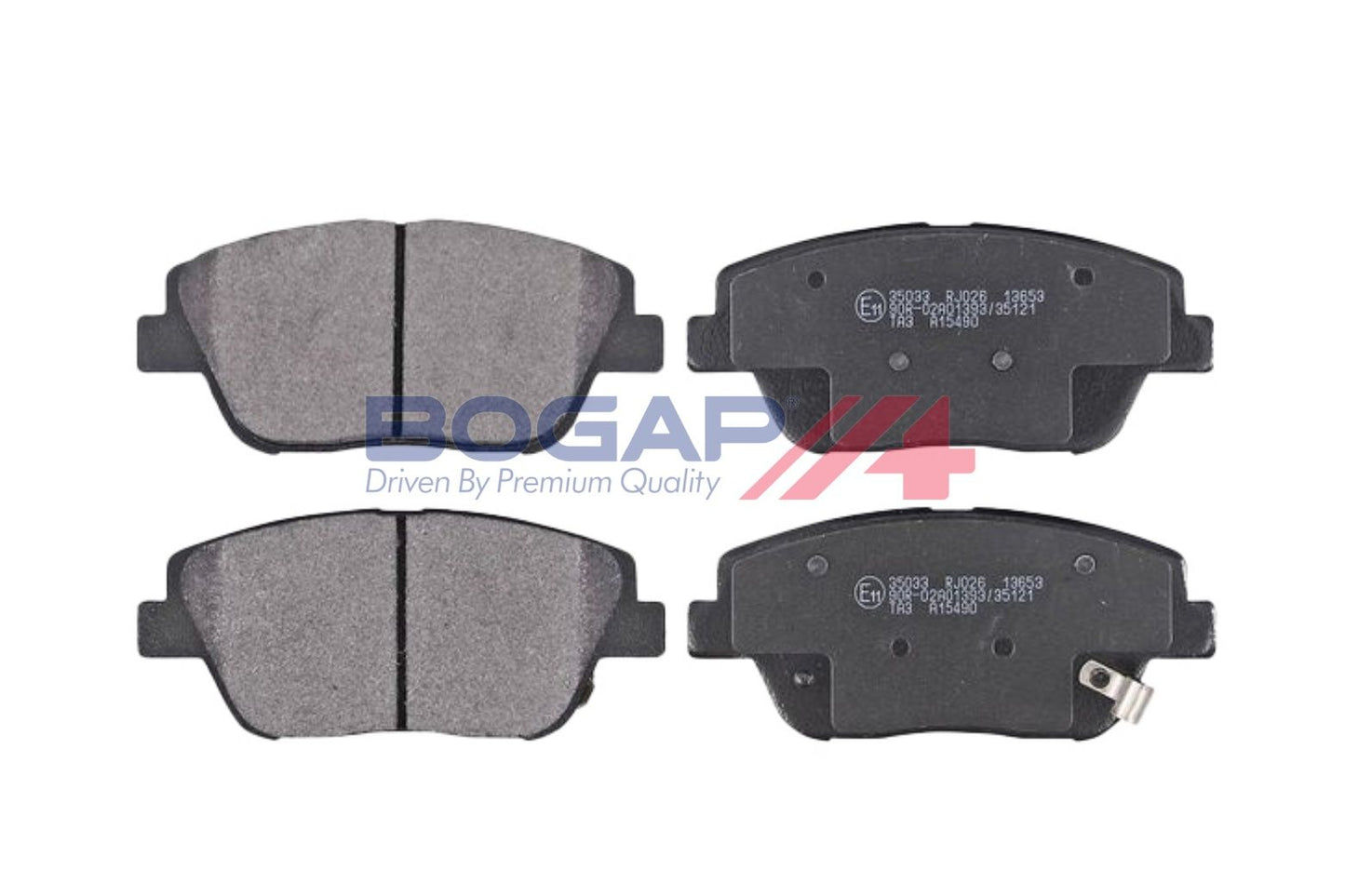 BOGAP Y8210230 Brake Pad Set, Disc Brake