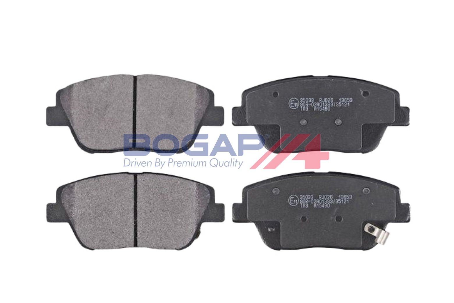 BOGAP Y8210230 Brake Pad Set, Disc Brake