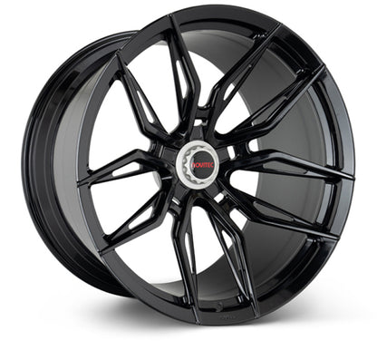 Vossen x Novitec NF11 22x12in - 5x114.3 BP - ET33 - Gloss Black Ferrari 488 / F8 Rear Wheel