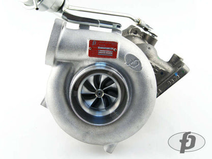 Forced Performance Mitsubishi Evo 9 Red XR57SR Turbo Ball Bearing Black Housing w/o WG (D/S Only)