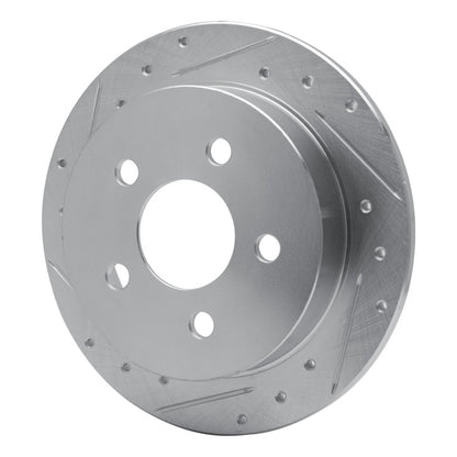 R1 Concepts R1 97-05 Buick Century Rear Left Drilled & Slotted Silver Brake Rotor