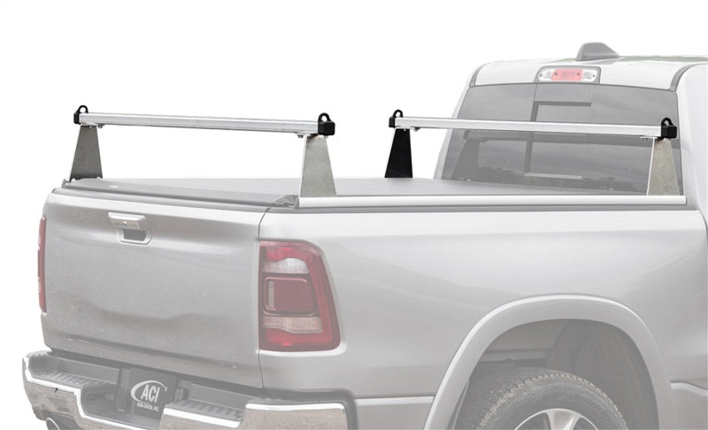 Access ADARAC Aluminum Uprights 12in Vertical Kit (2 Uprights w/ 1 66in Cross Bar) Silver Truck Rack