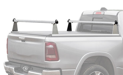 Access ADARAC Aluminum Uprights 12in Vertical Kit (2 Uprights w/ 72in Cross Bar) - Silver Truck Rack