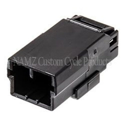 NAMZ AMP Multilock 3-Position Male Wire Cap Housing (HD 73103-96BK)