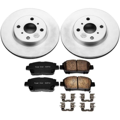 PowerStop Power Stop 01-05 Toyota Echo Front Z17 Evolution Geomet Coated Brake Kit