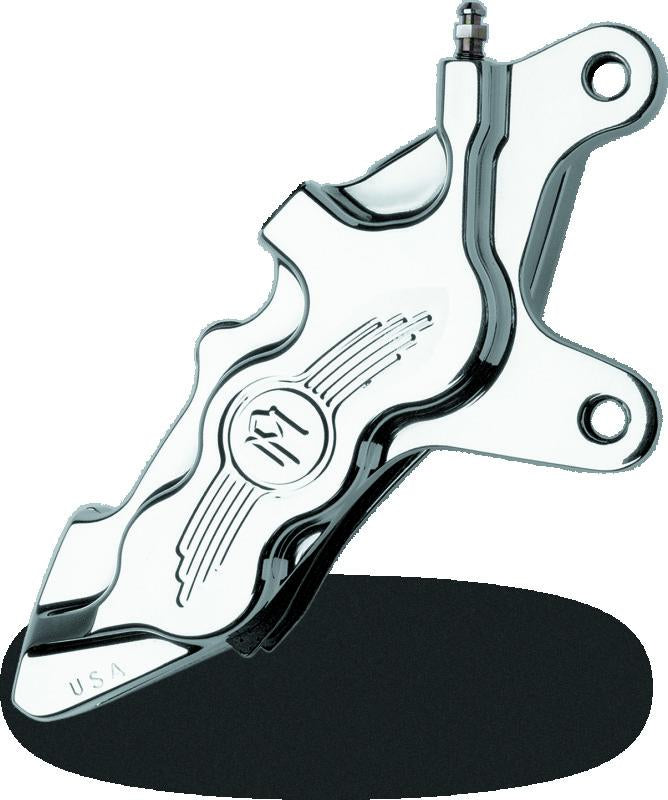 Performance Machine Front 6 Piston Diff Bore Caliper - Chrome