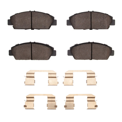 R1 Concepts R1 92-96 Honda Prelude Front Optimum OE Pads & Hardware Kit