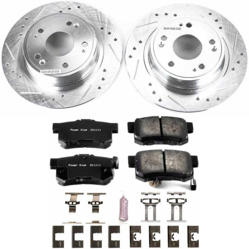 PowerStop Power Stop 16-18 Acura ILX Rear Z23 Evolution Sport Brake Kit